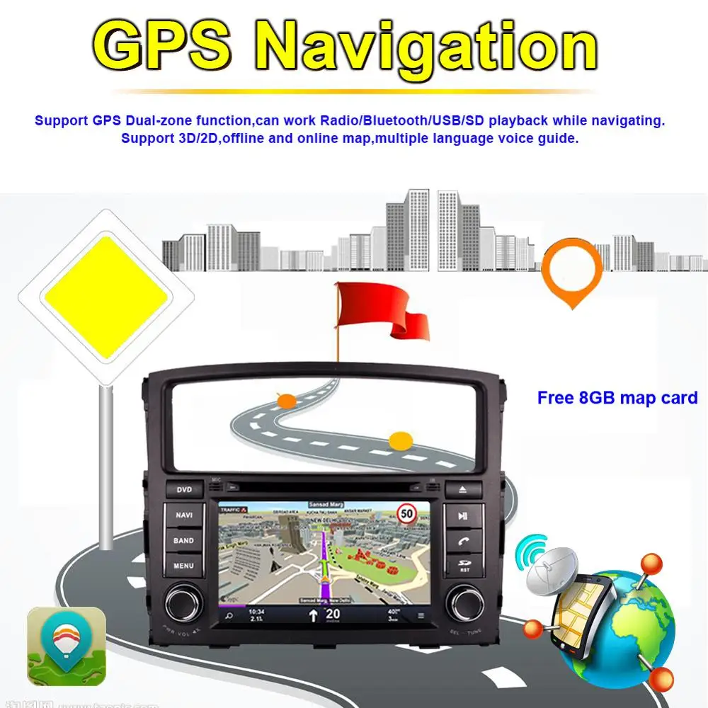 7-дюймовый Android 8 0 Восьмиядерный 4 Гб ОЗУ автомобильный радиоприемник стерео