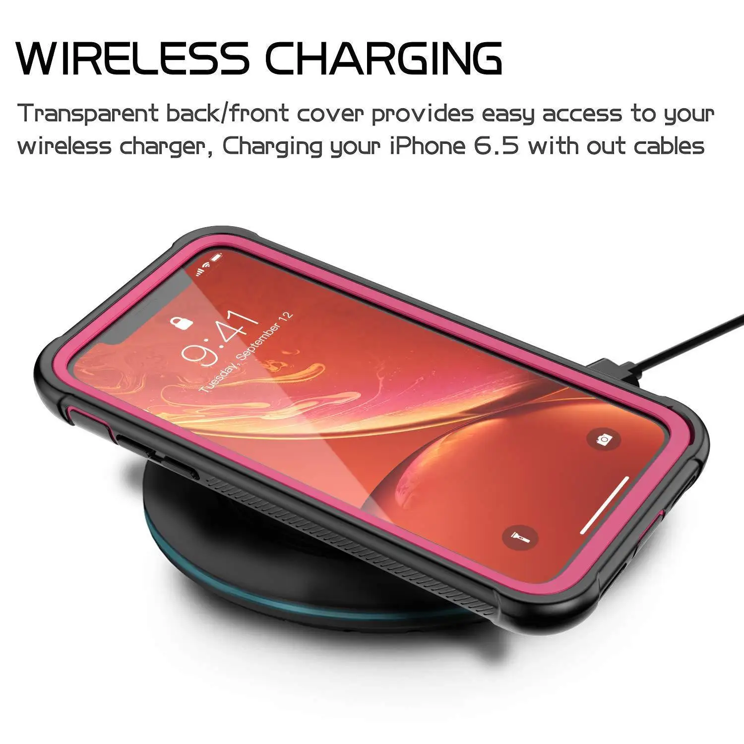 Противоударный Прочный чехол на весь корпус для iPhone XR, пылезащитный чехол s, чехол для iPhone XR 6," со встроенной защитной пленкой для экрана, для улицы