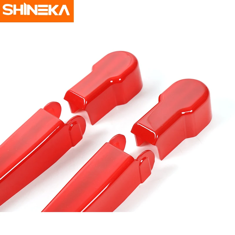 SHINEKA переднее лобовое стекло чехол для стеклоочистителей задний стеклоочиститель Накладка для Jeep Wrangler JK 2007- автомобильный Стайлинг
