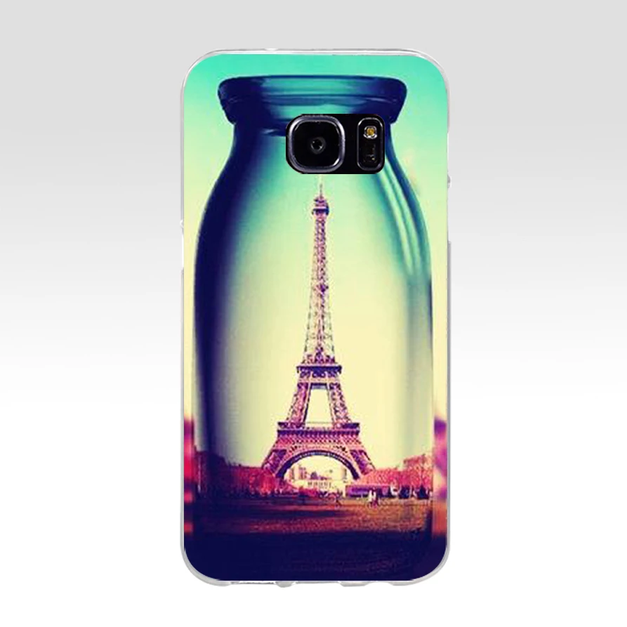 Мягкий силиконовый чехол из ТПУ с Эйфелевой башней 226H Love Paris для samsung Galaxy s6 s7 edge s8 s9