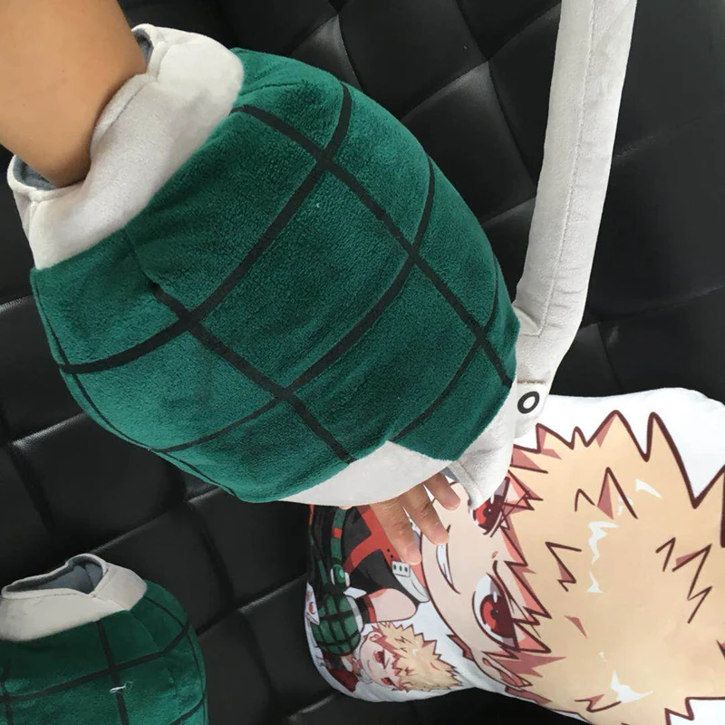My hero college anime around cos зимние бронежилет реквизит плюшевые теплые перчатки|Мужские