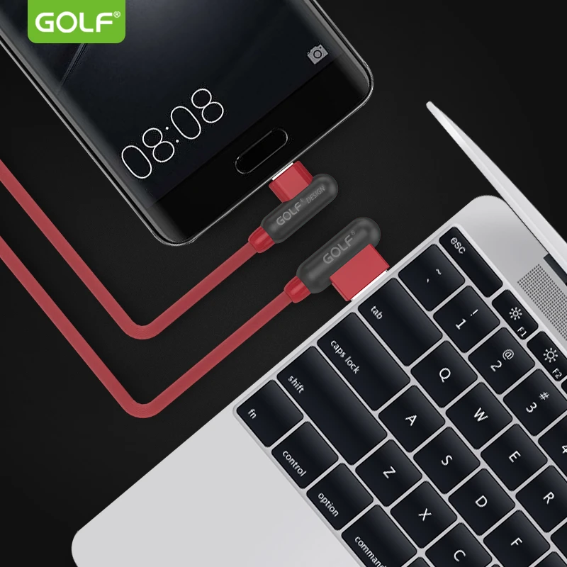 Гольф Тип-C зарядка через usb шнур usb-кабель для передачи данных(синхронизации) и зарядки кабель для Xiaomi 5, 6, 8 лет, samsung S8 S9 LG G5 G6 OnePlus 5 T 6 мобильного телефона Зарядное устройство провода