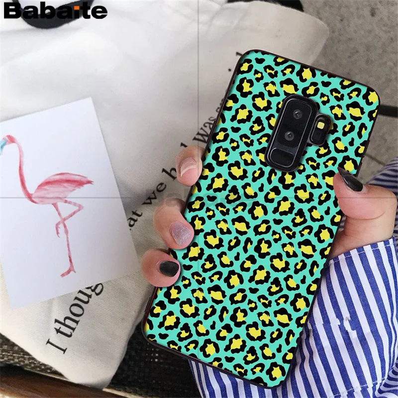A10 Babaite модная одежда для девочек с леопардовым принтом пантера Новинка чехол для телефона samsung S9 S9 плюс S5 S6 S6edge S6plus S7 S7edge S8 S8plus M10 20 - Цвет: A10