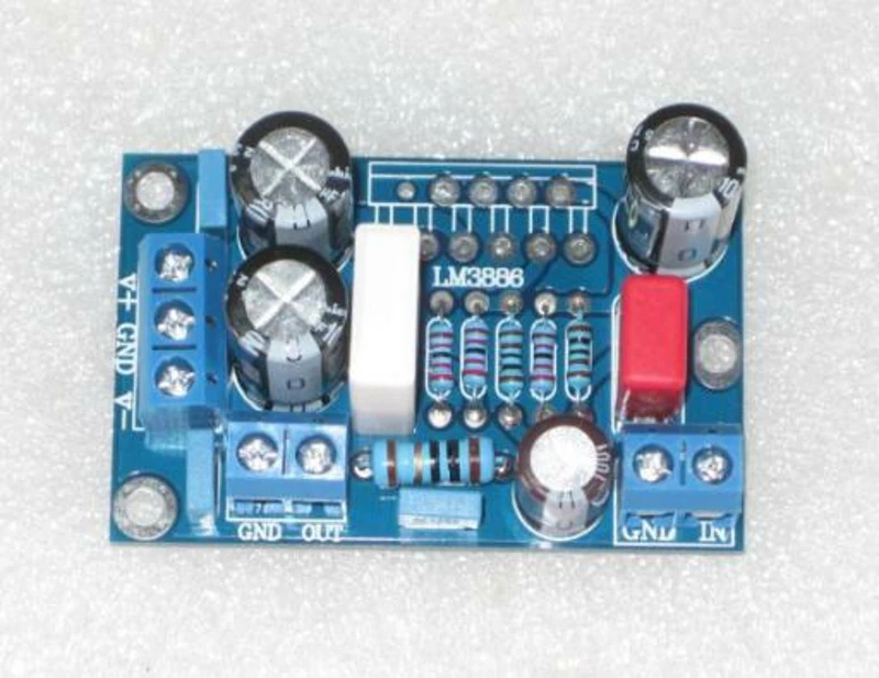 Fannyda LM3886 одноканальный Hi Fi усилитель мощности полуобработанная плата без