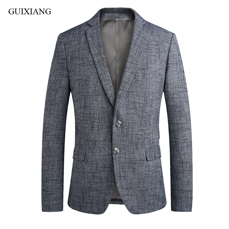 

2019 new arrival style jacket men boutique blazers high-quality business casual solid suit men's leisure slim blazer size M-3XL