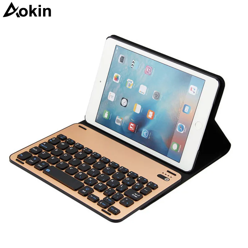Клавиатура Aokin для iPad Mini4 беспроводная перезаряжаемая клавиатура Bluetooth 3 0 офиса