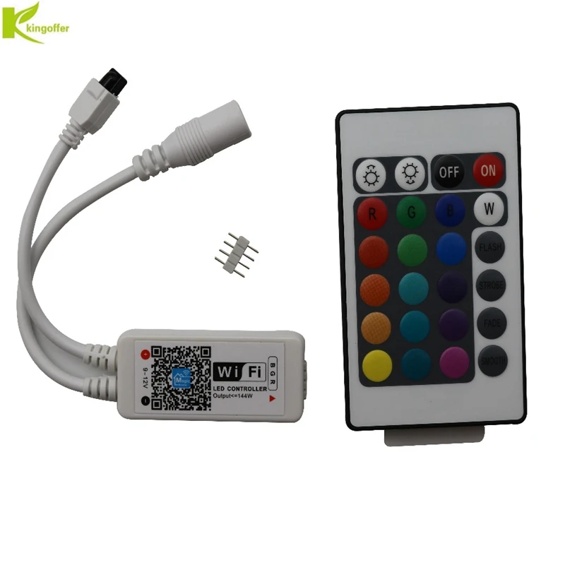 Волшебный дом Wifi APP LED RGB / RGBW управление ler DC12V MIni + 24 Ир ключ дистанционное для