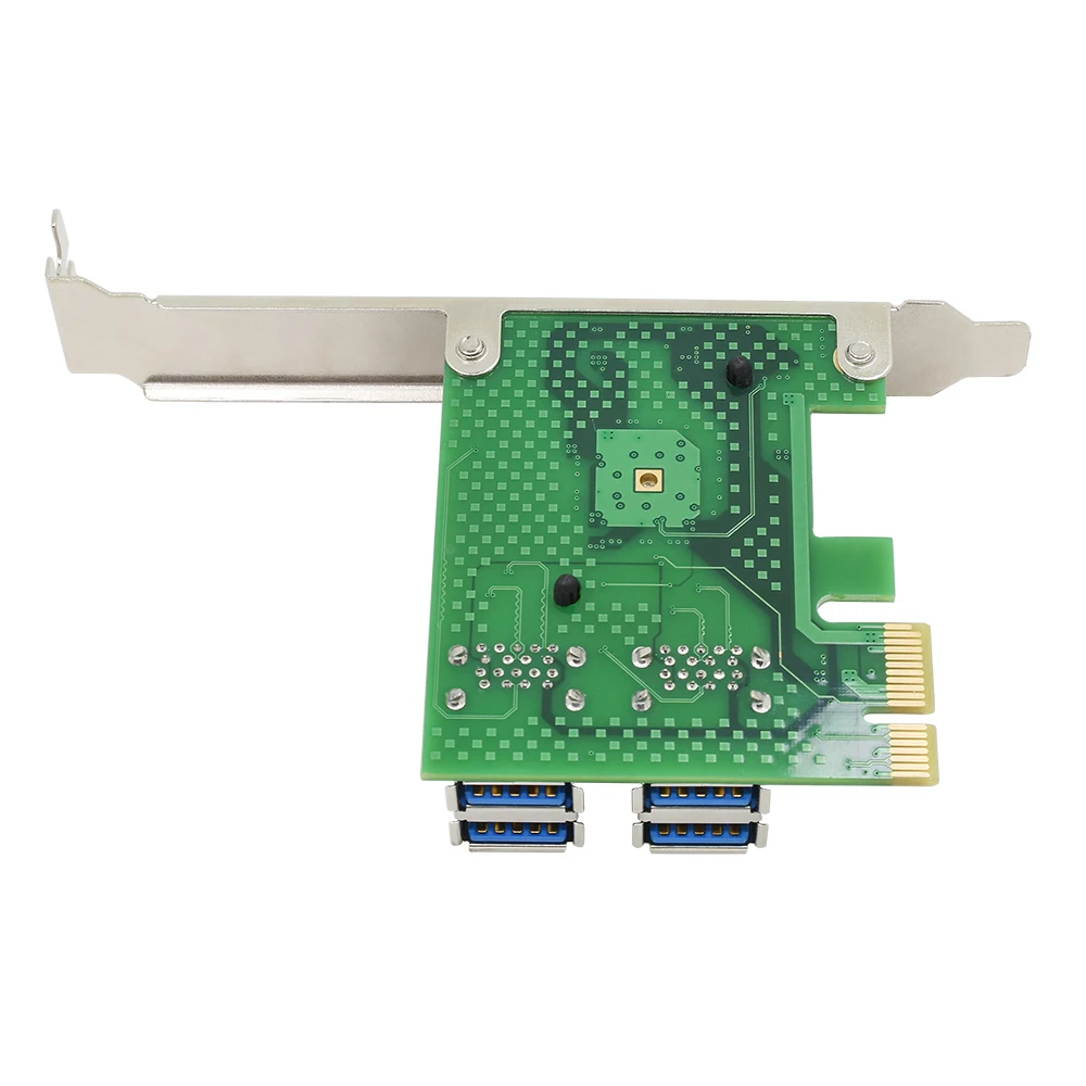 TISHRIC 2018 новейший PCI Express PCIE PCI-E Riser Card 1 до 4 usb 3 0 мультипликатор разветвитель