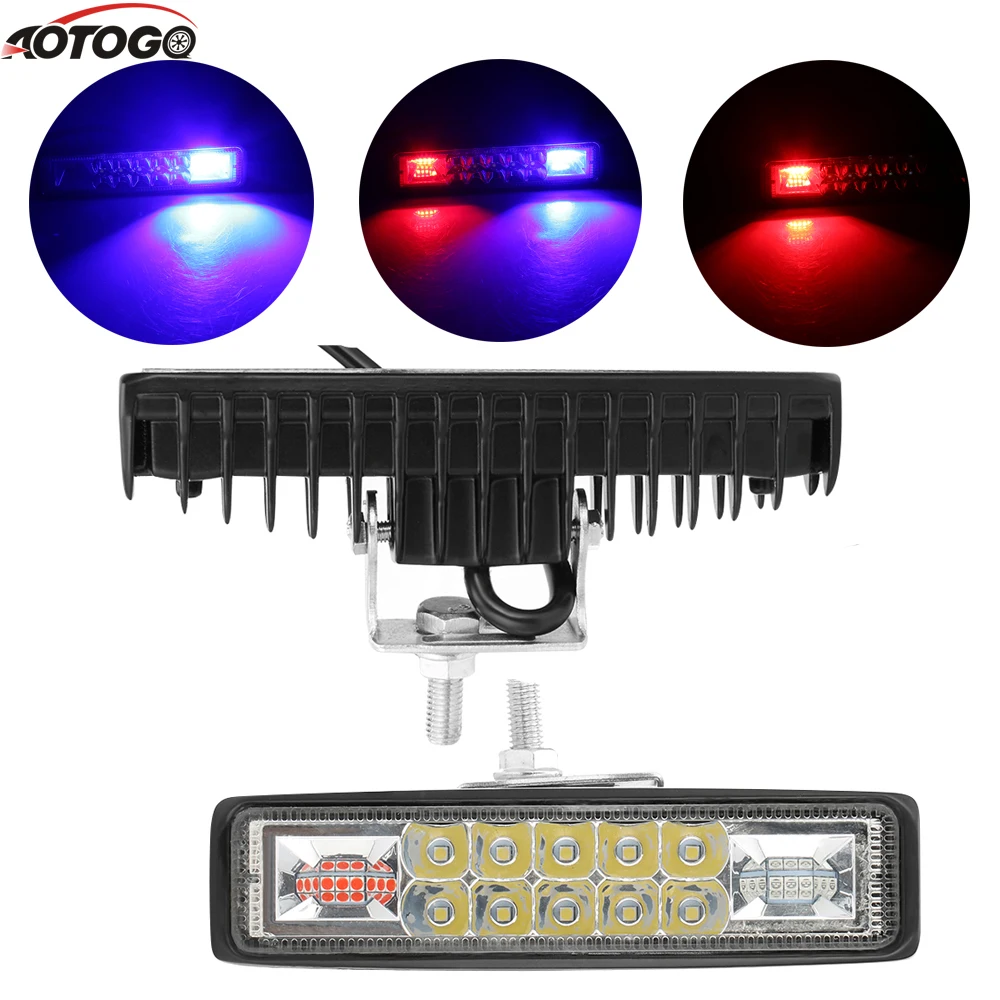 Автомобильный светодиодный светильник 18 Вт на день вождения противотуманный