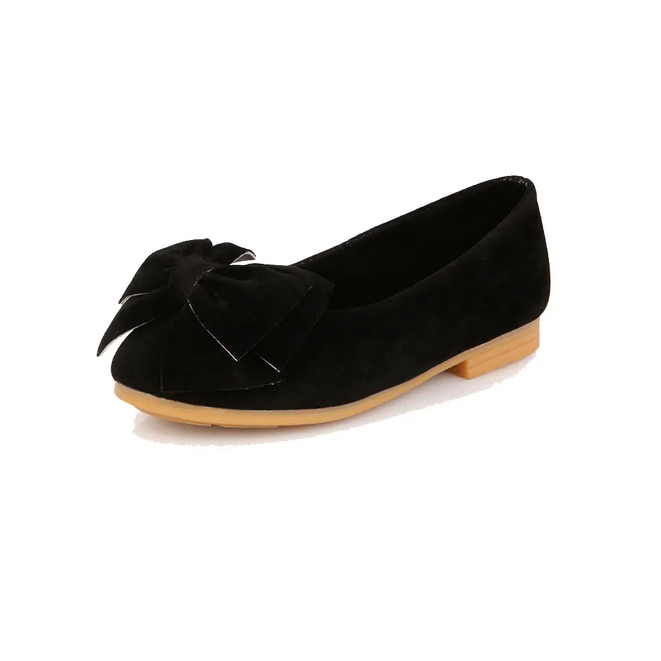 MSMAX детская обувь для девочек бархатные туфли оксфорды с узлом бабочкой детские