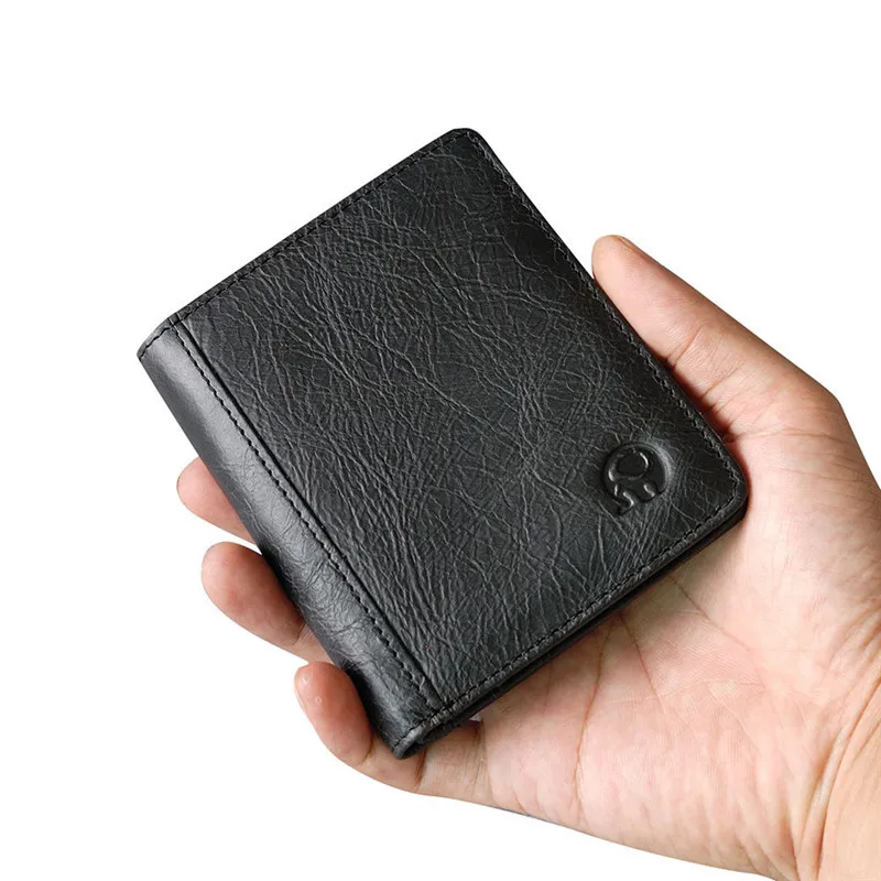 Мужской кошелек модный кожаный с отделением для кредитных/ID карт тонкий монет