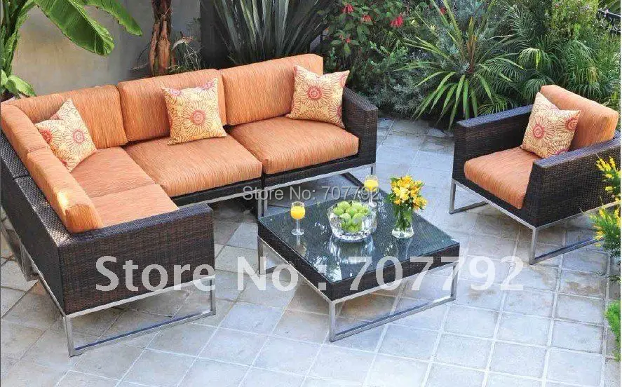 Садовый диван уличный из ротанга SG 12002A новый городской стиль|sofa set|sofa stylesset sofa |