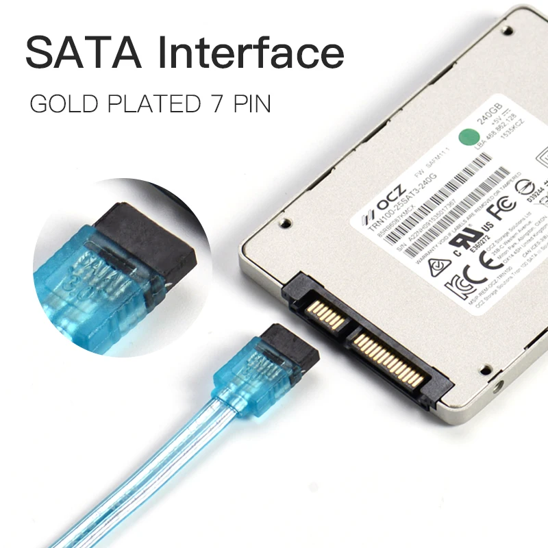 Фото Vention Sata 3,0 7pin кабель для передачи данных супер скорость SSD HDD Sata III правый угол жесткий диск для ASUS Gigabyte MSI материнская плата 0,5 м №4