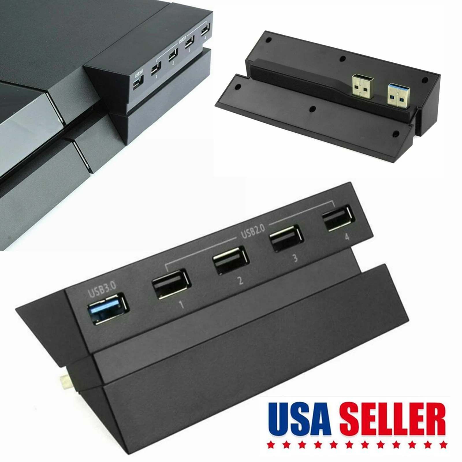 SOONHUA расширитель usb хаб 5 Порты и разъёмы USB 3 0 2 высокого Скорость адаптер s для PS4