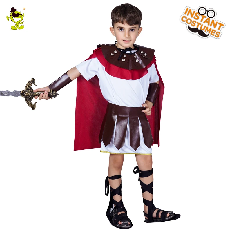 Для мальчиков и девочек Рим костюмы гладиаторов производительность вечерние