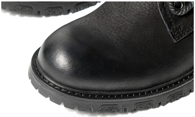 British style Men boots Luxury Vintage Military boots Genuine leather Tooling shoes Motorcycle boots botas hombre 02A