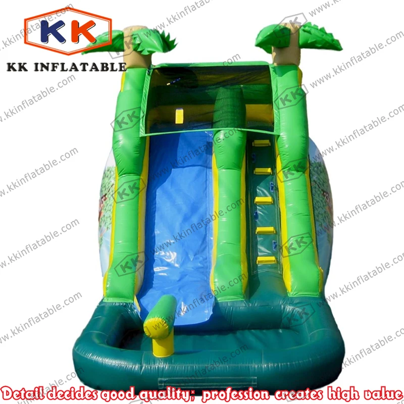 Детская надувная водная горка с прудом для игр на заднем дворе | Игрушки и хобби