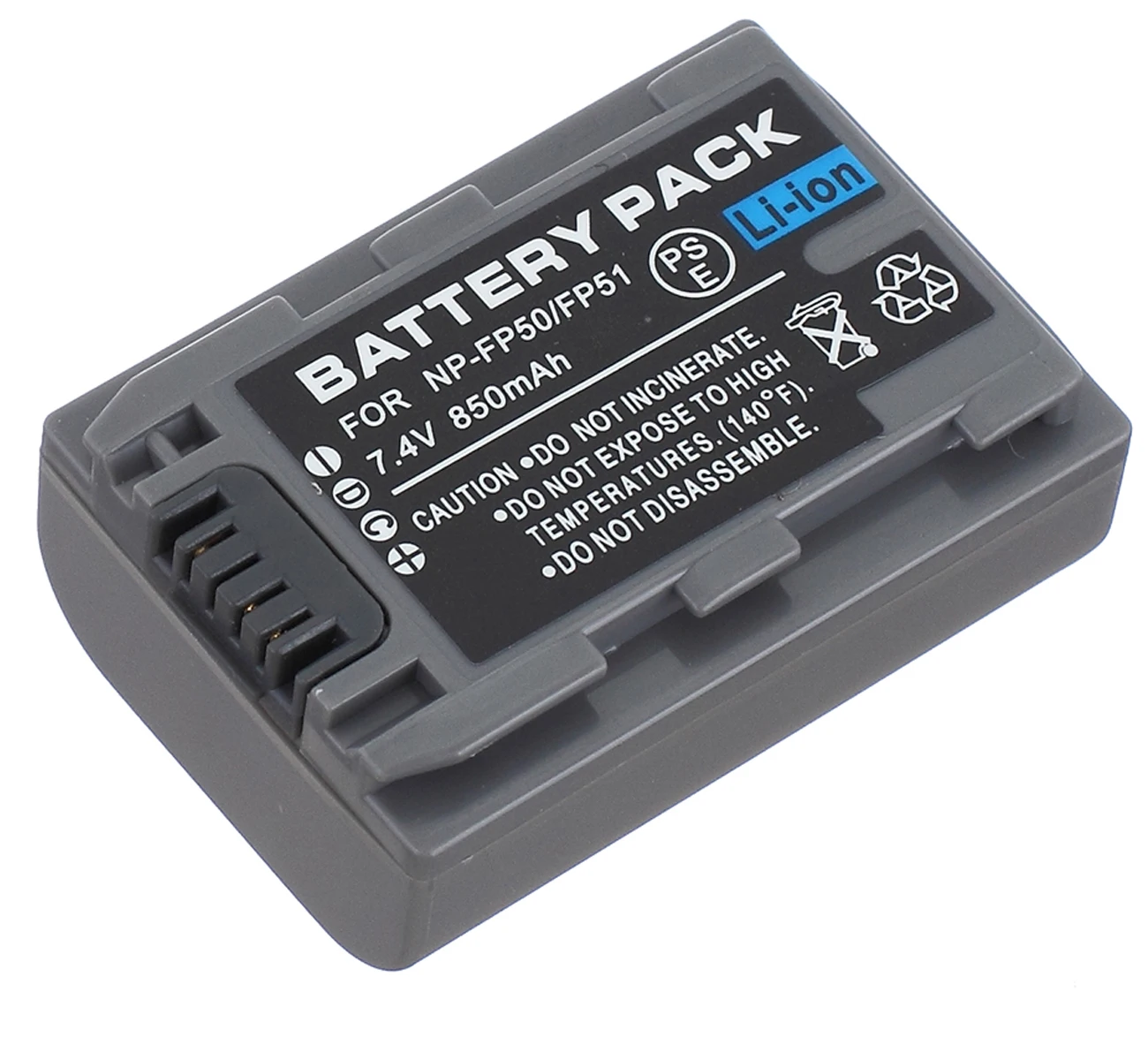 

Аккумулятор для Sony DCR-HC40E, DCR-HC42E, DCR-HC43E, DCR-HC44E, DCR-HC46E, DCR-HC65E, DCR-HC85E Handycam Camcorder