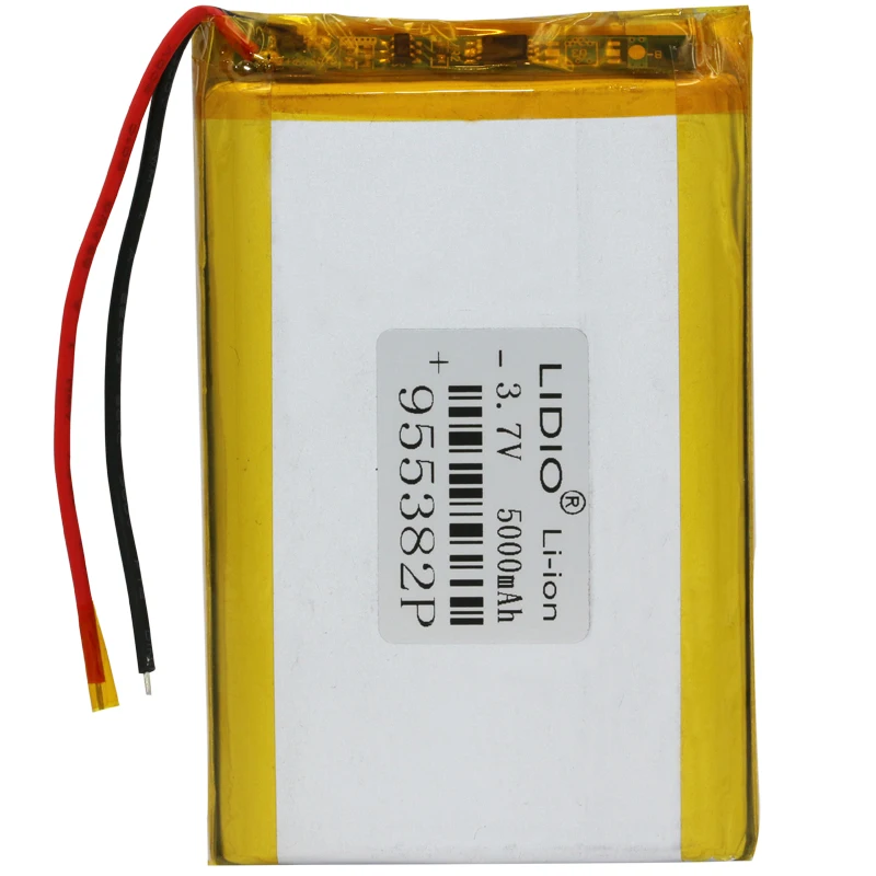 3.7V5000mah lithium polymer battery 955382 scanner infrared level | Электроника