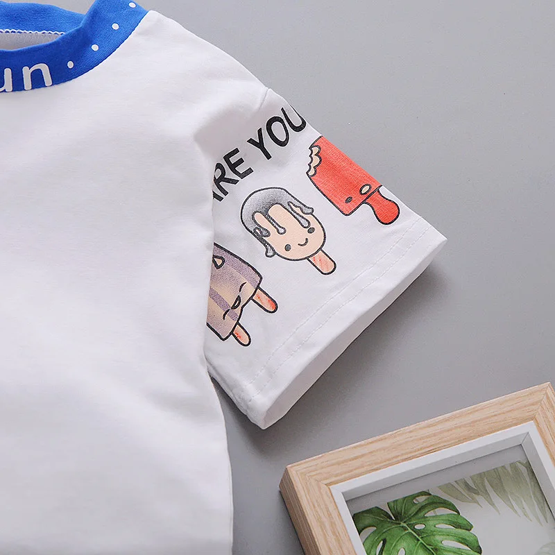 Одежда для маленьких девочек из 2 предметов Детский комбинезон с цветочным