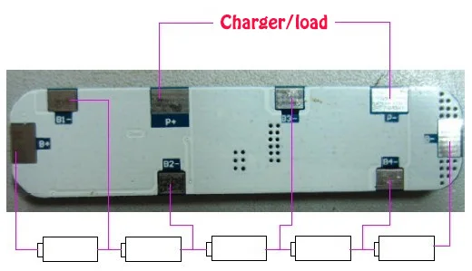Защитная печатная плата для батарей BMS/PCM/PCB литий полимерная 5 А 21 в упаковок 18650