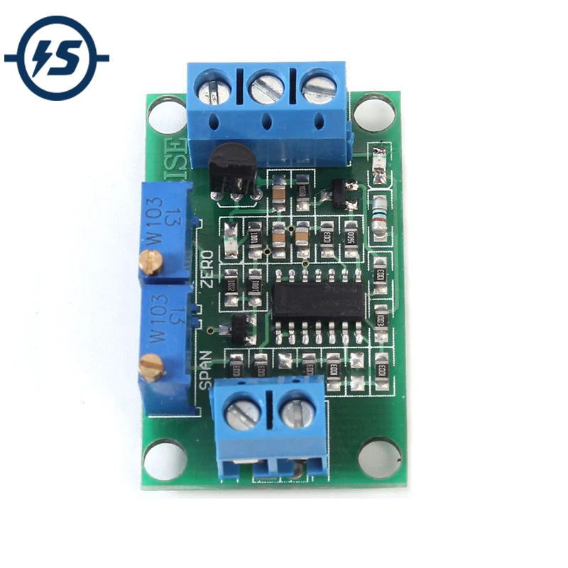 

Voltage To Current Converter Module 0-5V To 4-20mA Non-Isolated Type Current Transmitter Board DC 7-30V