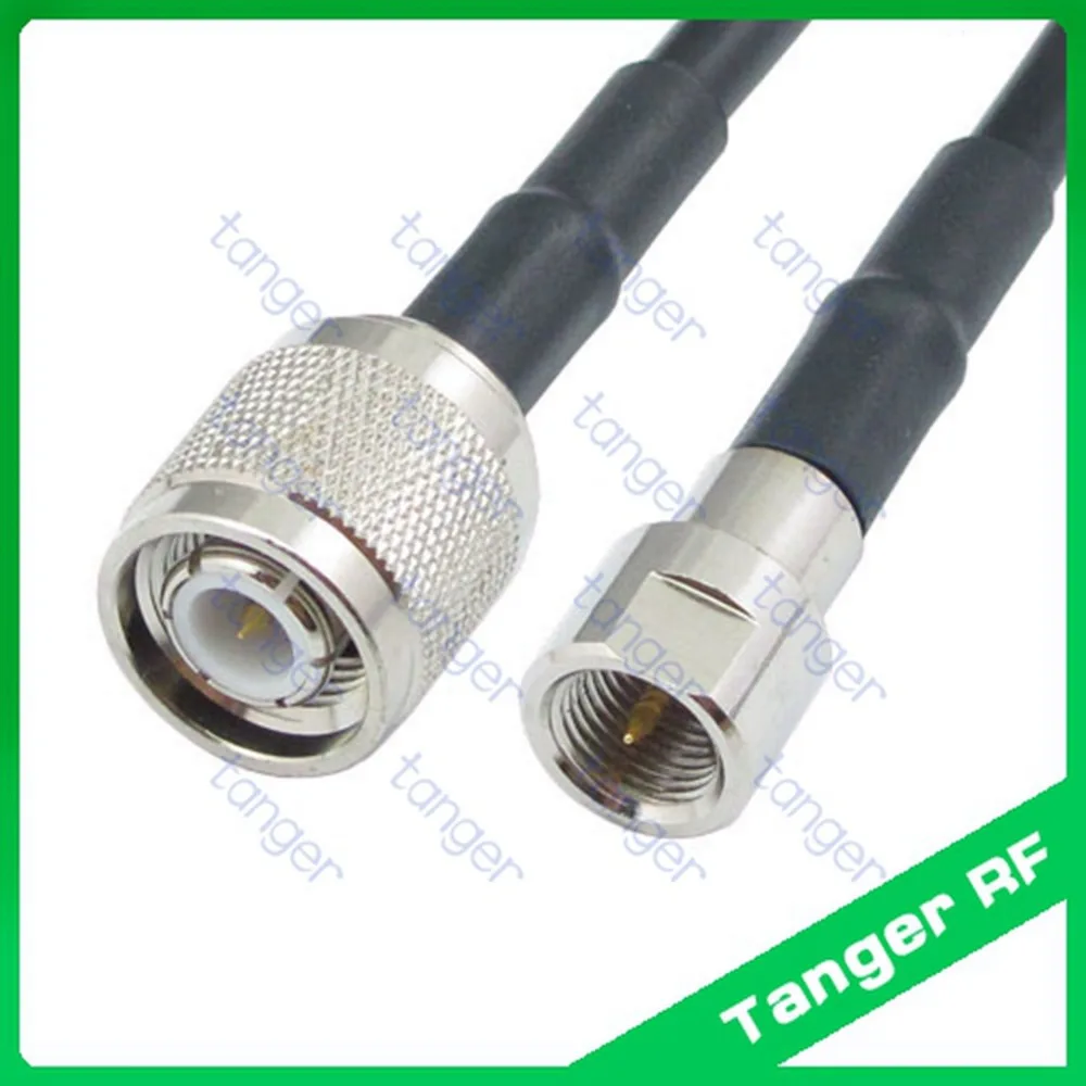 Лидер продаж Танжер FME штекер к TNC Штекер прямой RF RG58 коаксиальный кабель 3 фута 100