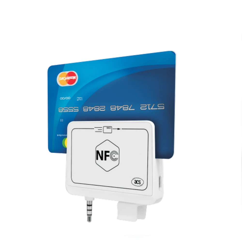 Мини 35 мм аудиоразъем ACR35 Мобильный смарт NFC RFID считыватель карт запись 13 56 МГц для