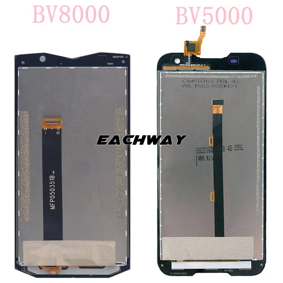 100% Протестировано для Blackview BV5000 ЖК-дисплей + сенсорный дигитайзер экран стекло в