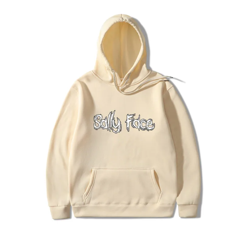 Осенняя и зимняя уличная мода повседневные толстовки Sally face с длинным рукавом Толстовка Мужская/женская черная толстовка с капюшоном