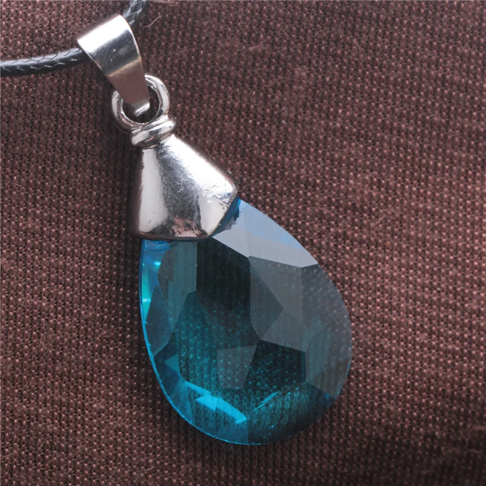 Меч искусство онлайн синий кристалл кулон ожерелье меч САО Юи Асуна и киригаи