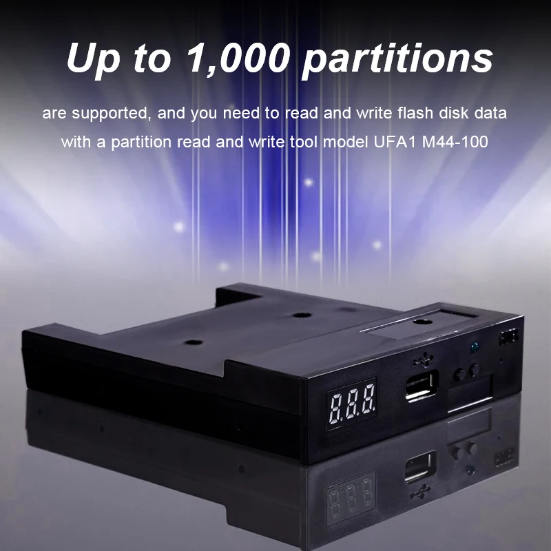 

Эмулятор дисковода, 500 кбит/с, USB-накопитель для чтения, USB-эмулятор, пластик 1,44 МБ, 2HD, имитация, бесплатная доставка