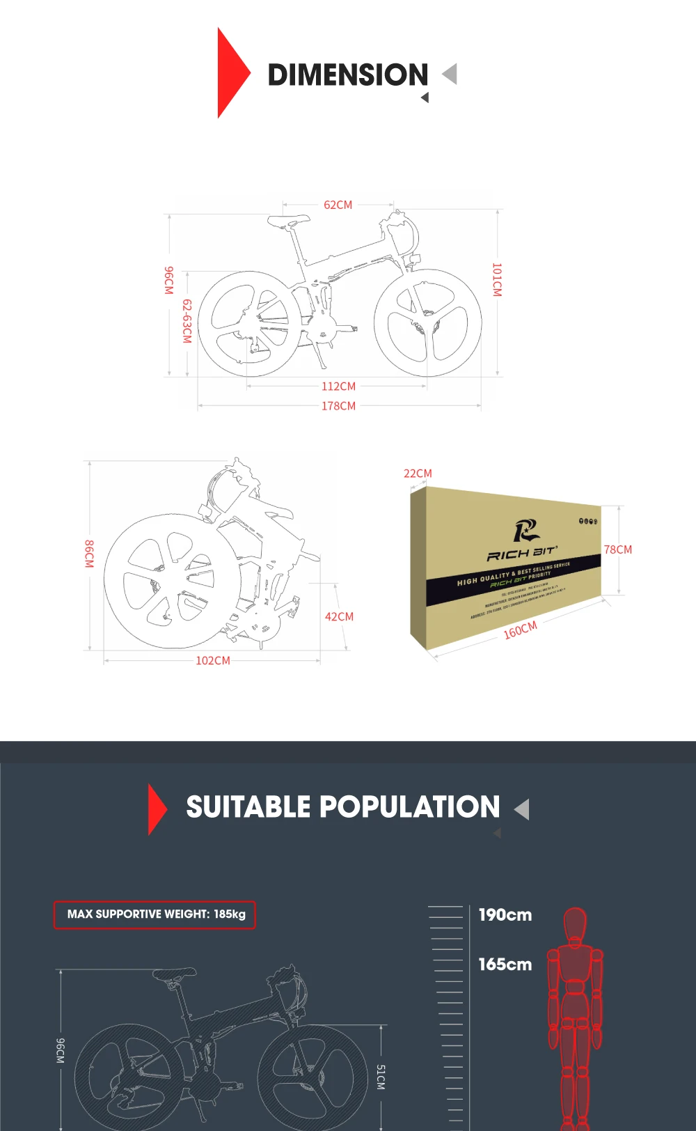 RichBit RT-860 е-байка 36В* 250W 12.8Ah горный гибридный Электрический велосипед Велоспорт Водонепроницаемый каркас внутри литий-ионным Батарея складной электровелосипед