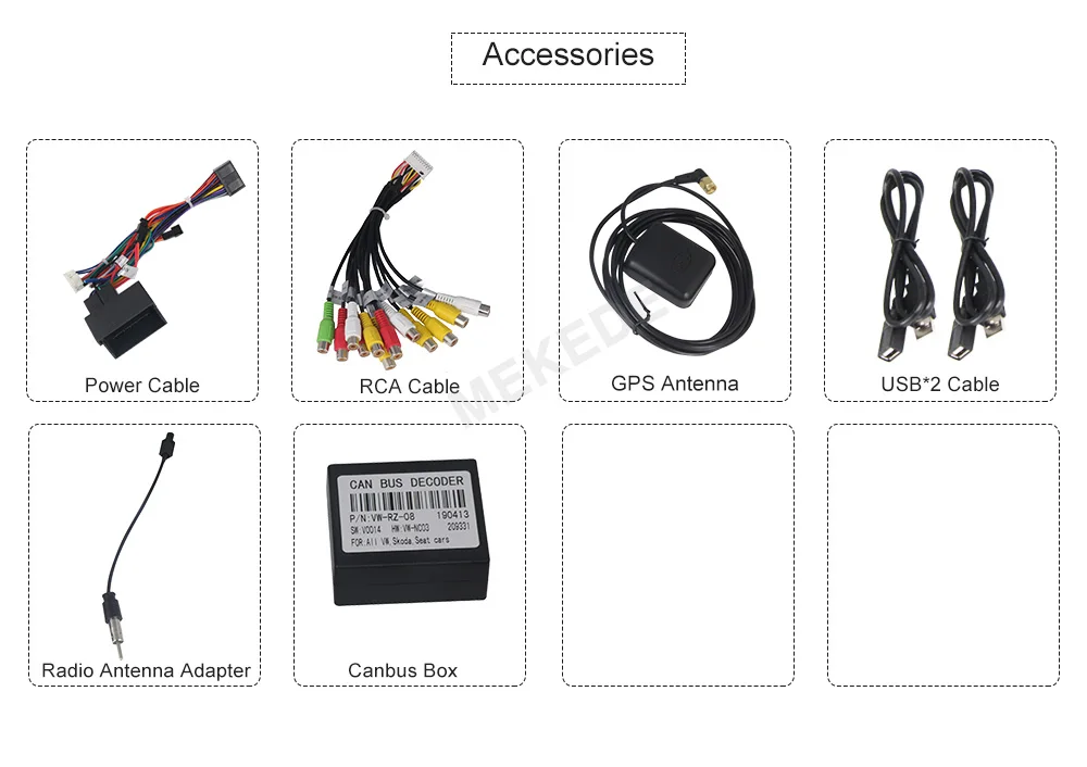 MEKEDE Android9.1 2 Гб ОЗУ два DIN 4 ядра автомобильный DVD для SKODA Octavia 2009-2013 Octavia2 Octavia A5 радио Bluetooth DAB