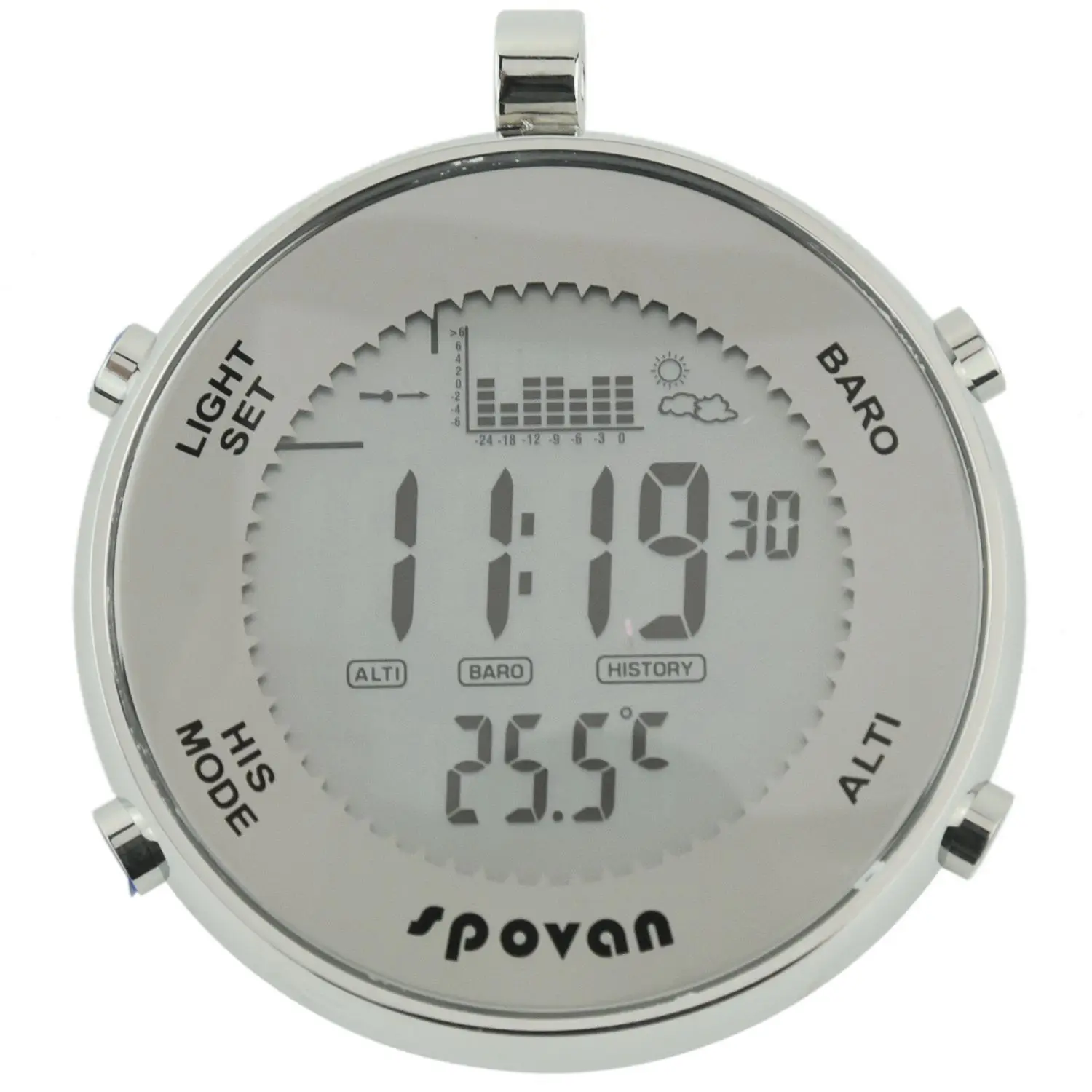 

Spovan SPV600 Outdoor Waterproof Pocket Watch Unisex Multifunctional Sport Watch