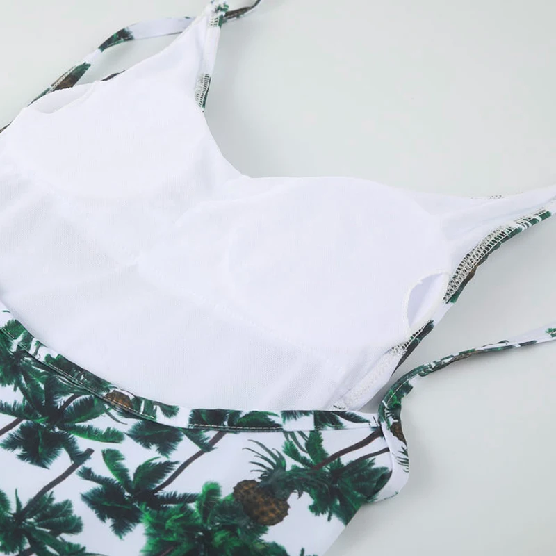 

Monokini Swimsuit Skinny Playsuits Jumpsuit Sexy One Piece Swimsuit Women Swimwear Print Bodysuit Beach Wear Bathing Suit 7Q1818