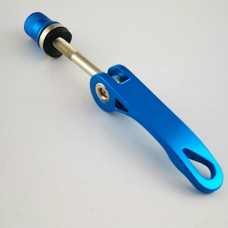 Bule 1PC Bicycle Quick Release Aluminium Alloy Bike Seat Post Clamp Seatpost Mountain Bike Seat Tube Clamp Bicycle Accessories - Цвет: Bule