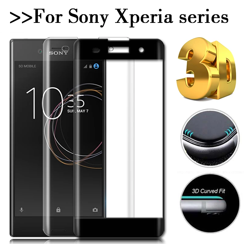 3D изогнутое защитное стекло для Sony Xperia XA3 XZ4 XZ3 XA2 XA1 Ultra Plus soni H4113 защитная