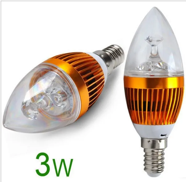 

3W 4W 5W E14 Led Candle Bulbs Lights Warm/White High Bright Led Spot Lights 110V 220V Dimmable OR AC85-265V LED bulb