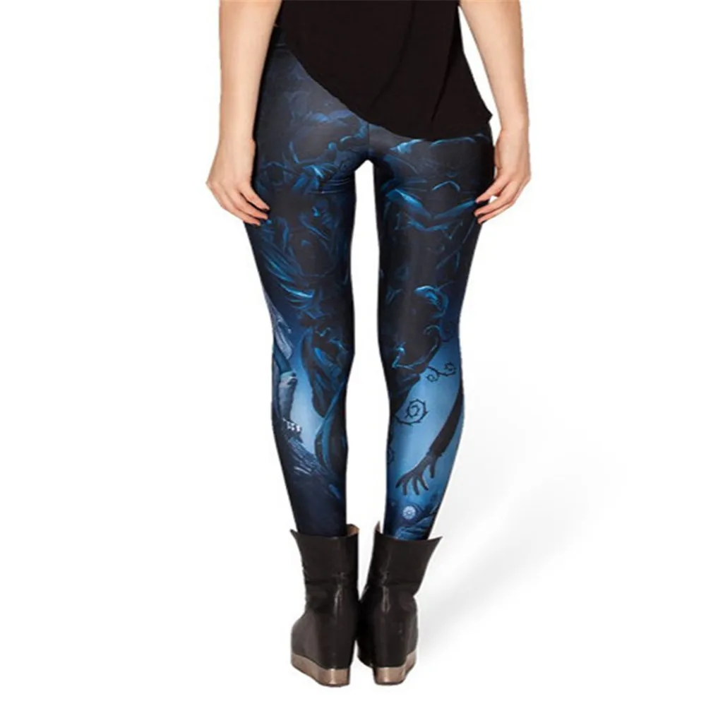 Горячий! Женские леггинсы Lddies винтажные большого размера с цифровой печатью для