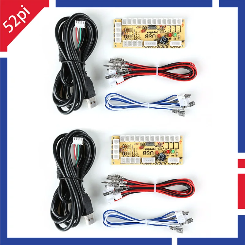 2 набора аркадных игровых автоматов DIY части для JAMMA MAME & RetroPie: Нулевая задержка ПК