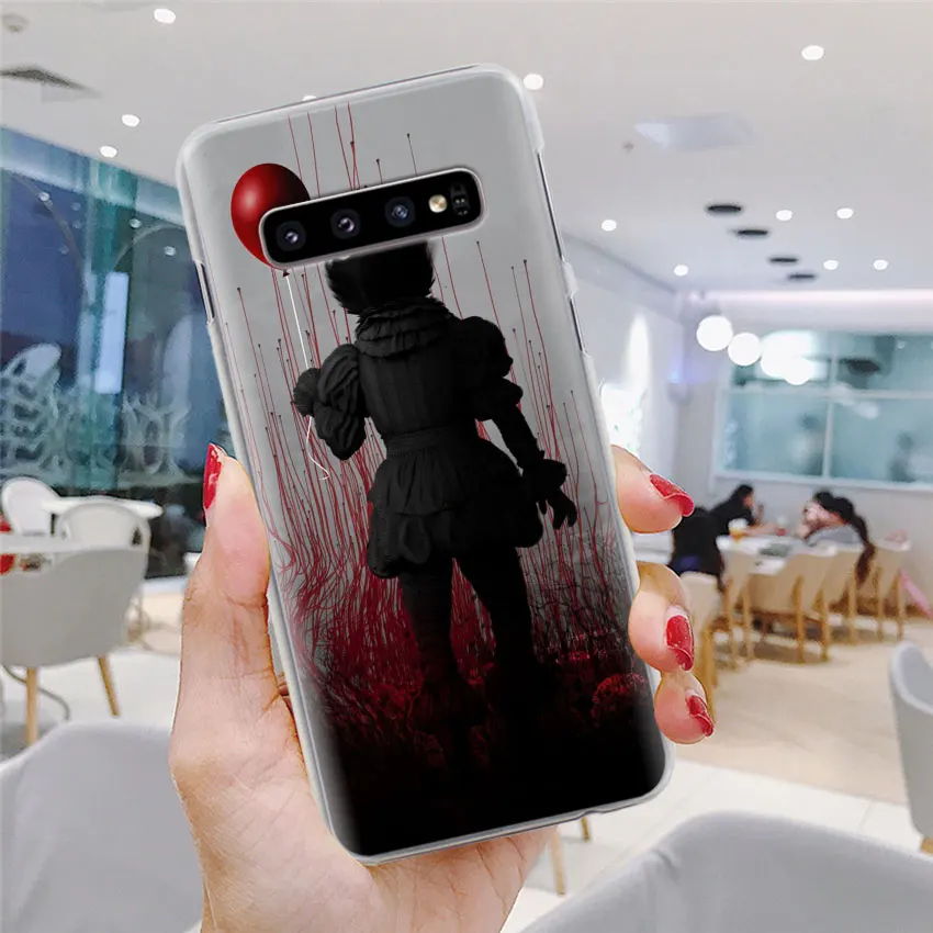 Джокера клоун ужас чехол для телефона для samsung Galaxy S10e S10 плюс S7 S8 S9 Plus, Note 8, 9, 10, плюс M10 M20 M30 жесткий чехол Coque