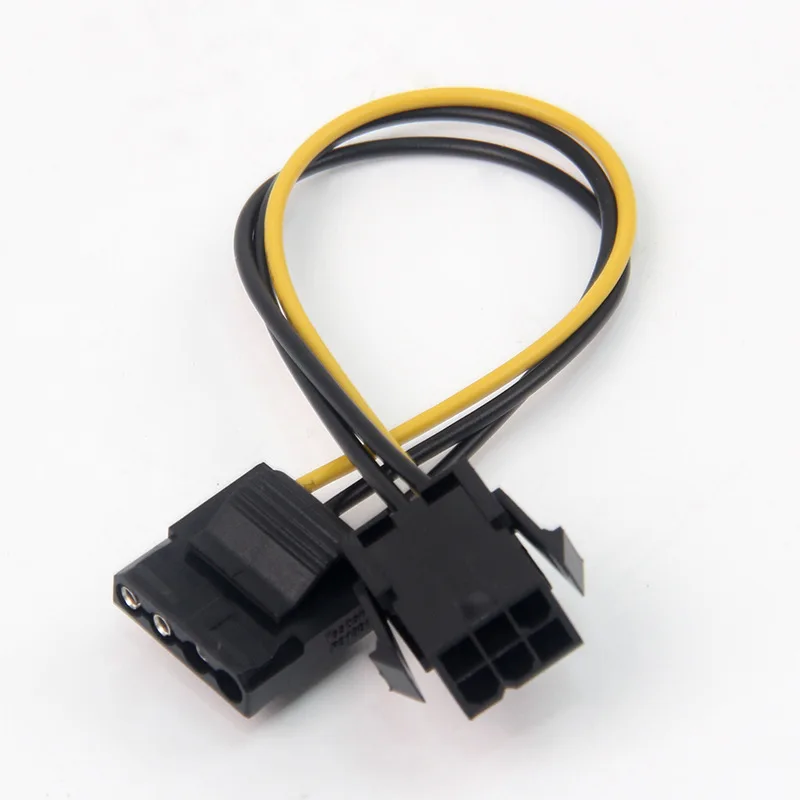 Адаптер питания Molex в PCI E IDE 4 контактный разъем мама 6 кабель преобразователя