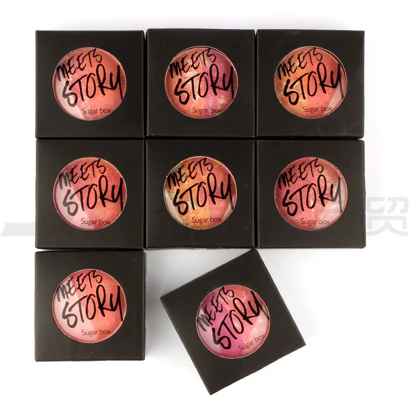 1 шт. профессиональные Румяна для лица Запеченные + кисть Benifit Палитра 8 цветов на