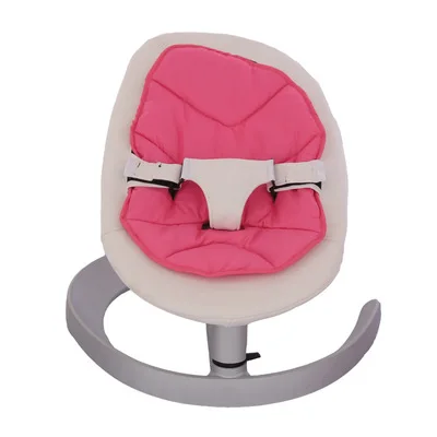 Single seat cushion Детское кресло-качалка для девочек и мальчиков, От 3 месяцев до 3 лет, ручное управление, хлопок, детское безопасное кресло-качалка, артефакт для сна новорожденного - Цвет: Single seat cushion