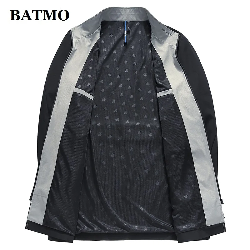 Batmo Новое поступление весна Высокое качество стоячий воротник Повседневный Тренч для мужчин, мужская повседневная куртка, размер от M до XXXL 1021