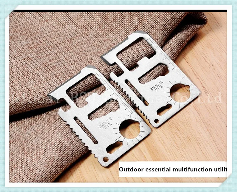 100pcs Survival knife Multi tool Knife Swiss Multifunction Army Hunting Card for Camping DHL shipping | Инструменты