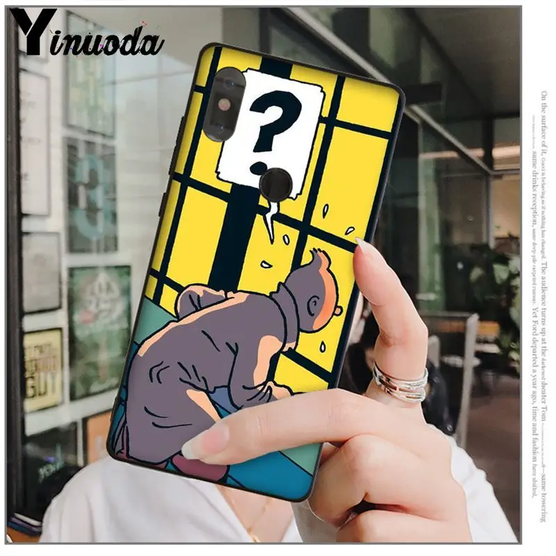 Чехол для телефона Yinuoda The Adventures of Tintin чехол Redmi 5 plus Note Xiaomi Mi 6 8 SE 3 | Мобильные