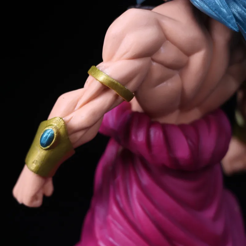 Dragon Ball Z классический Broli Broly Супер Saiyan голубые волосы стоячие Ver. Против Гоку ПВХ фигурка DBZ Вегета Модель 22 см