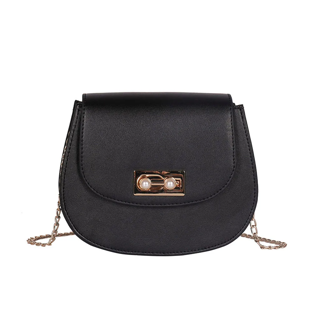 Женская мода панелями кнопка простой дизайн Одна сумка на плечо однотонный